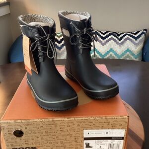 Bogs Black Kids Rain & Snow Boots